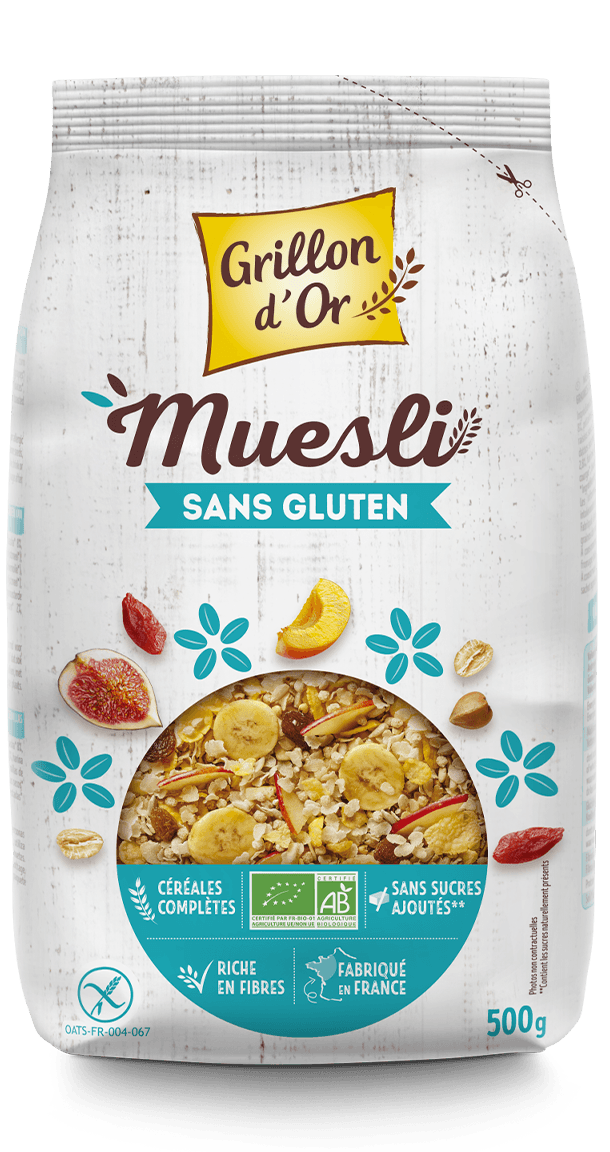 Muesli sans gluten 500g Grillon d'Or